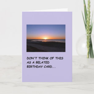 Eine Karte auf der steht, dass es mir leid tut, ic