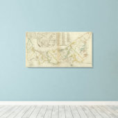 Eine Karte der Insel St. John Leinwanddruck (Insitu (Holzboden))