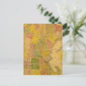 Eine Karte der Neu-England Staaten (Stehend Vorderseite)