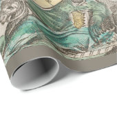 Eine Karte der Welt Geschenkpapier (Rolleneckpunkt)