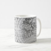 Eine Karte der Welt Kaffeetasse (VorderseiteRechts)