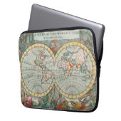 Eine Karte der Welt Laptopschutzhülle (Vorderseite Links)