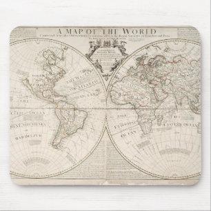 Eine Karte der Welt Mousepad