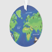 Eine Karte der Welt. Ornament (Vorderseite)