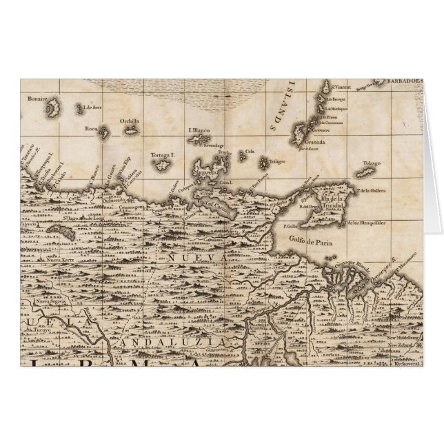 Eine Karte des Britischen Imperiums in Amerika Bla (Vorderseite (Horizontal))