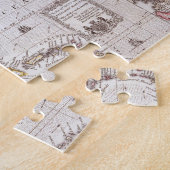 Eine Karte des Britischen Imperiums in Amerika Puzzle (Seite)