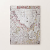 Eine Karte des Britischen Imperiums in Amerika Puzzle (Vertikal)