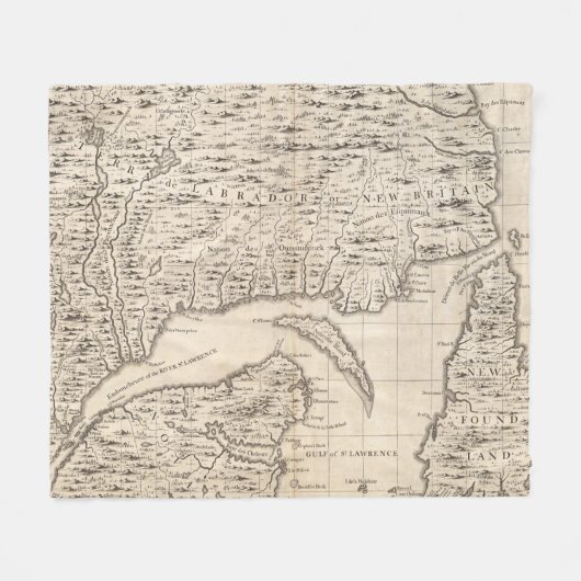 Eine Karte des Britischen Imperiums in Fleecedecke (Vorderseite (Horizontal))