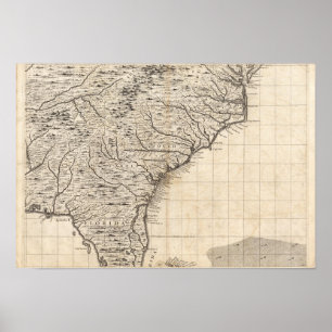 Eine Karte des Britischen Imperiums in Poster