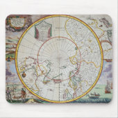 Eine Karte des Nordpols Mousepad (Vorne)