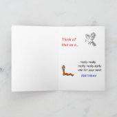 Eine Karte, die sagt, dass es mir leid tut, dass i Karte (Innenseite)