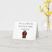 Eine Karte für den Fall, dass Sie nicht wissen, wa (Gelbe Blume)