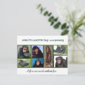 Eine Karte für den Tag des Lachens (Stehend Vorderseite)