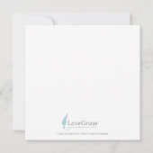 Eine Karte für Freundschaft (Rückseite)