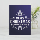 Eine Karte für jede Verbindung Frohe Weihnachten (Stehend Vorderseite)