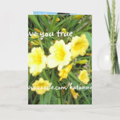 eine Karte für meine Liebe. (Rückseite)