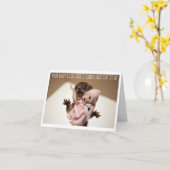 Eine Karte für neue Eltern (Gelbe Blume)