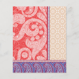 eine Karte mit rotem Herz