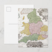 Eine Karte von England | 1760 (Vorne/Hinten)