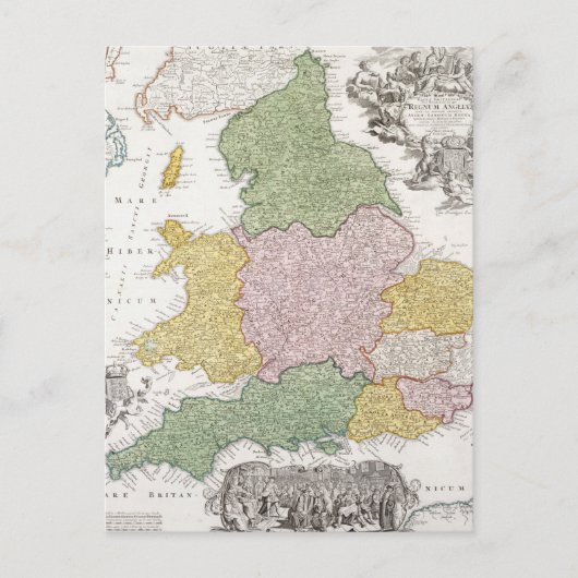 Eine Karte von England | 1760 (Vorderseite)