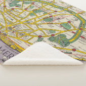 Eine Karte von Merseyside, Liverpool Sherpadecke (3/4)