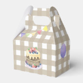 Eine Kartoffel zum ersten Geburtstag Danke Geschenkschachtel (Rückseite)