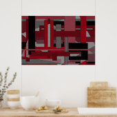 Eine kartographische Touch 36 x 24 Poster (Küche)