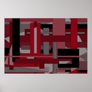 Eine kartographische Touch 36 x 24 Poster