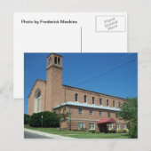 Eine katholische Kirche Postkarte (Vorne/Hinten)