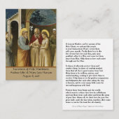 Eine katholische visitenkarte (Vorne/Hinten)