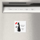 Eine Katze adoptiert Magnet (In Situ (Geschirrspüler))