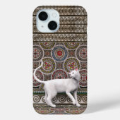Eine Katze auf dem Mosaik Case-Mate iPhone Hülle (Rückseite)