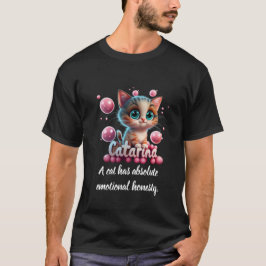 Eine Katze hat absolute emotionale Ehrlichkeit T-Shirt