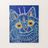 Eine Katze im gotischen Stil von Louis Wain Puzzle (Vertikal)