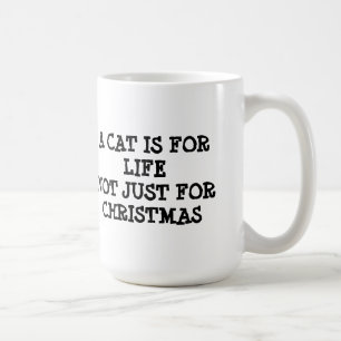 Eine Katze ist für das Leben, nicht gerade für Kaffeetasse