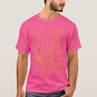 Eine Katze ist nicht nur eine Katze, die sich über T-Shirt