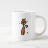 Eine Katze Jumbo-Tasse (Rechts)