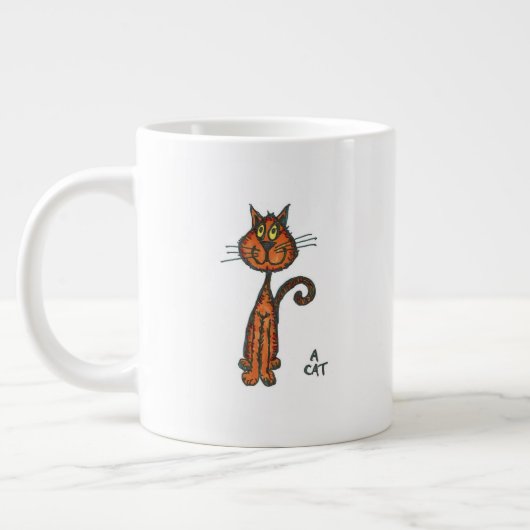 Eine Katze Jumbo-Tasse (Links)