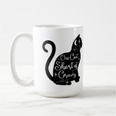 Eine Katze Kurz verrückt | Chat On Kaffeetasse (Links)