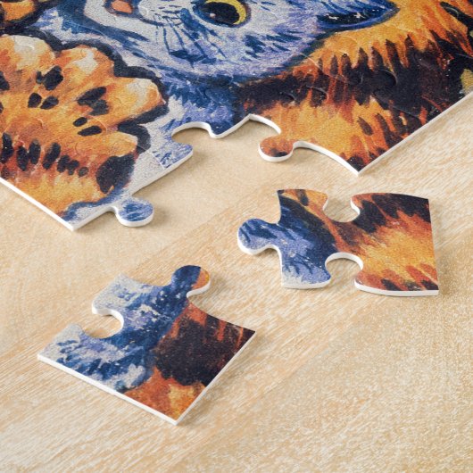 Eine Katze mit ihren Kätzchen von Louis Wain Puzzle (Seite)