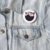 Eine Katze mit riesigem Mund Button (Beispiel)
