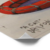 Eine Katze Poster (Ecke)