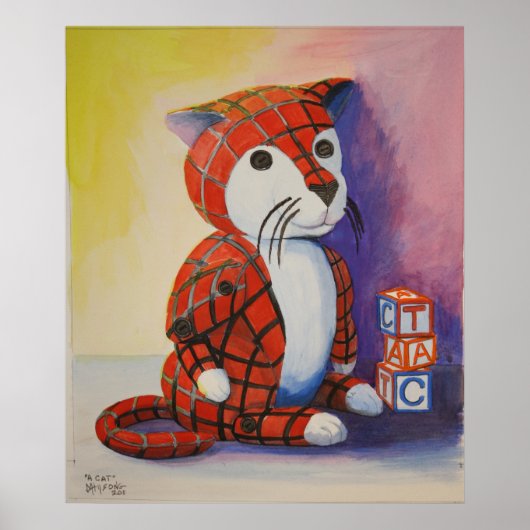 Eine Katze Poster (Vorne)