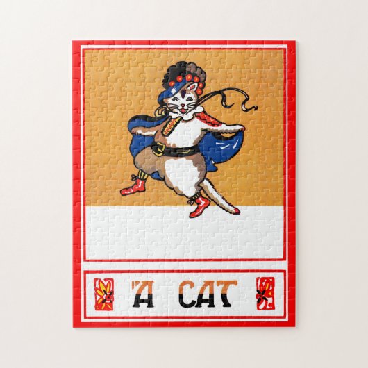 Eine Katze Puzzle (Vertikal)