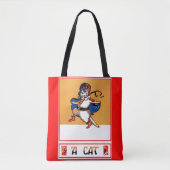 Eine Katze Tasche (Vorderseite)