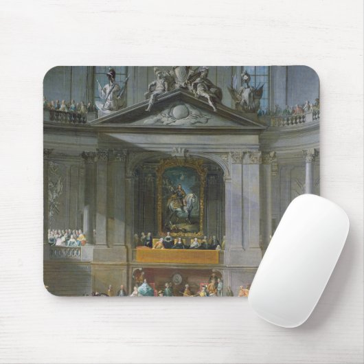 Eine Kavalkade in der Winter-Reitschule Mousepad (Mit Mouse)