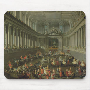 Eine Kavalkade in der Winter-Reitschule Mousepad