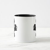Eine Kellnerin Tasse (Zentrum)