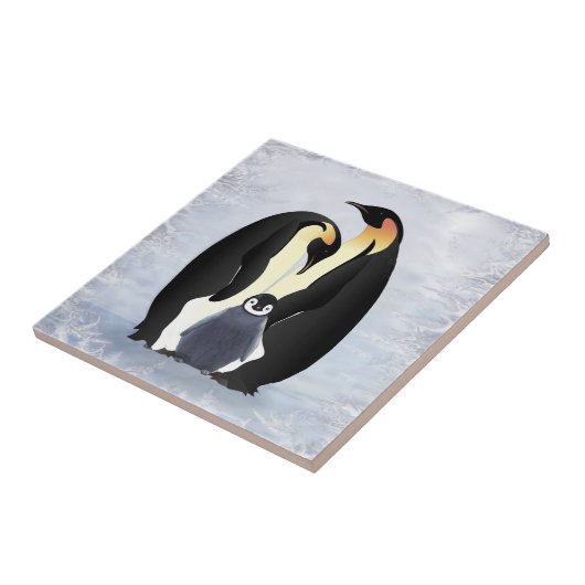 Eine Keramik aus Pinguin Fliese (Seite)