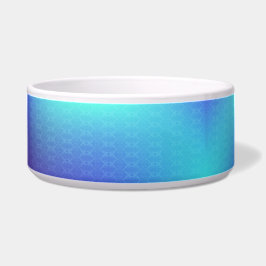 Eine Keramikschale mit einem Farbverlaufdesign in  Napf